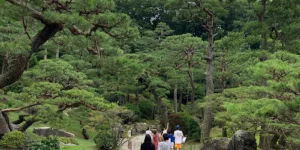 화담숲을 걷고 있는 내 소중한 두 사람