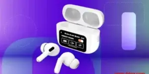 에어팟 프로 3세대, 예상 이미지, 터치 스크린이 케이스에 있습니다.