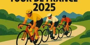 뚜르 드 프랑스 임시로 만든 포스터