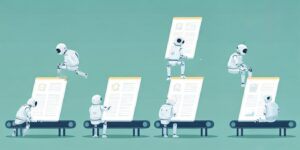 AI 블로그 글쓰기, AI 로봇이 글을 쓰는 모습